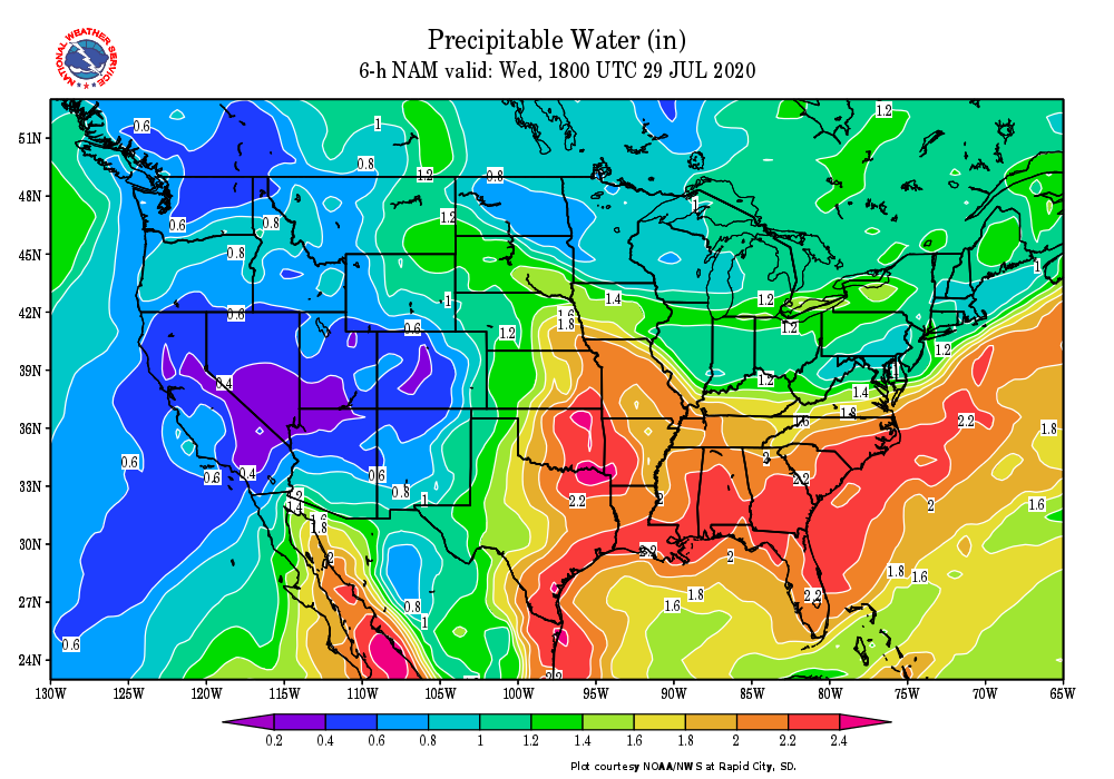Precipitable Water 6H